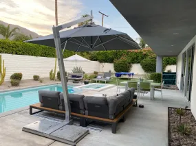 10 x 13 Rectangular Hurricane Side Wind Umbrella