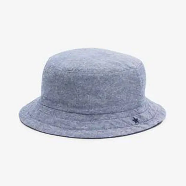 2PK NAVY STAR FISHER HAT (3MTHS-9MTHS)