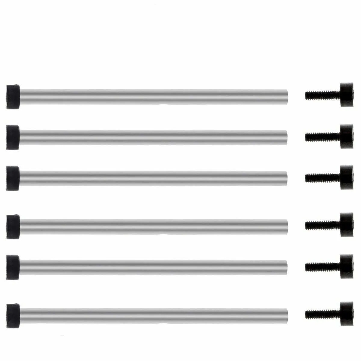 3 SET TUBE BAR & SCREW FOR BELL & ROSS BR-01 LEATHER RUBER STRAP BAND BLACK PVD
