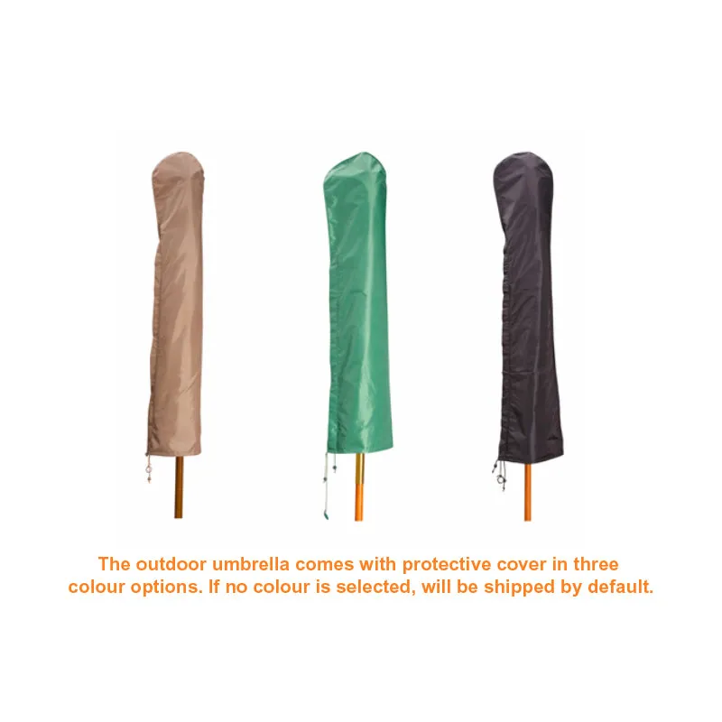3x3m Wind-resistant Square Stock Colour Outdoor Umbrella