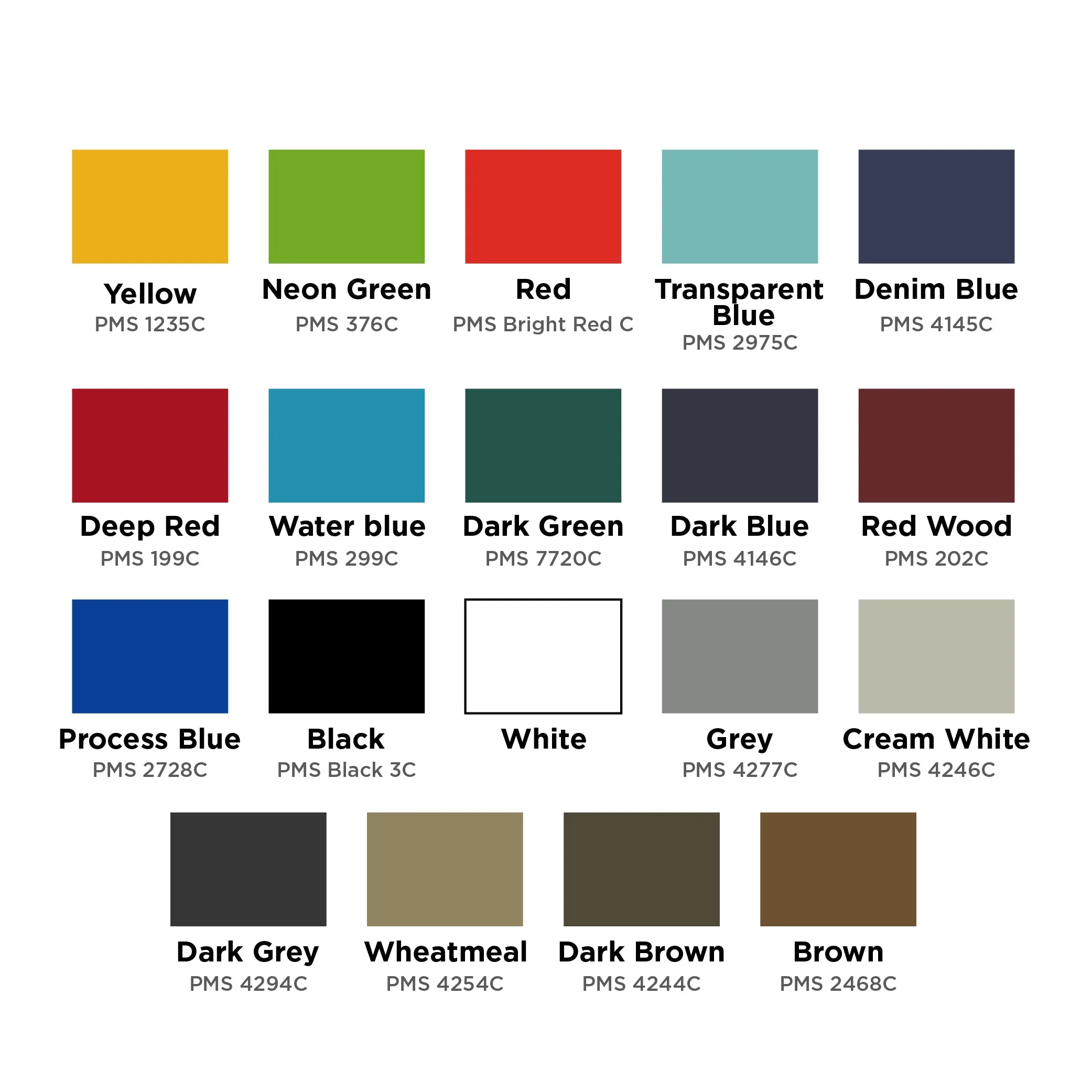 3x3m Wind-resistant Square Stock Colour Outdoor Umbrella