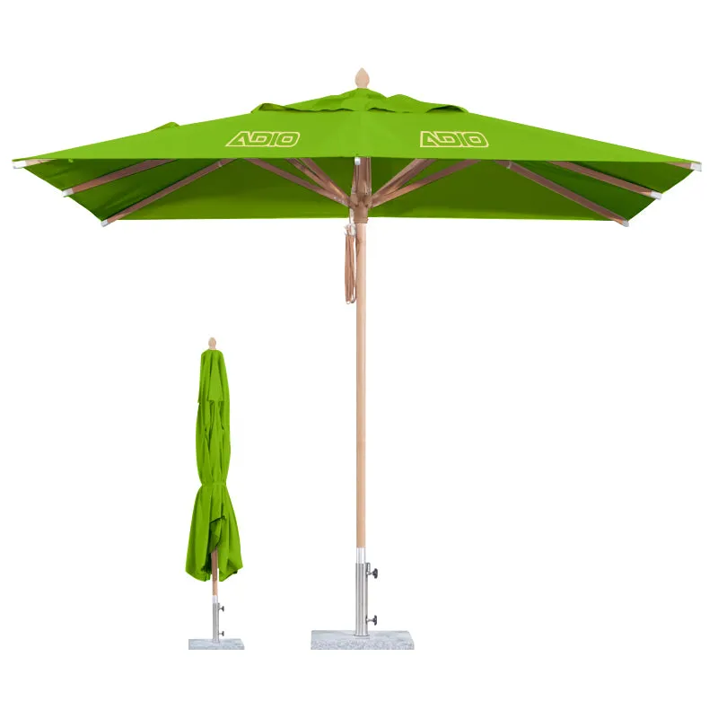3x3m Wind-resistant Square Stock Colour Outdoor Umbrella