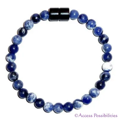 6mm Sodalite Gemstone Anklet