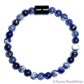 6mm Sodalite Gemstone Anklet