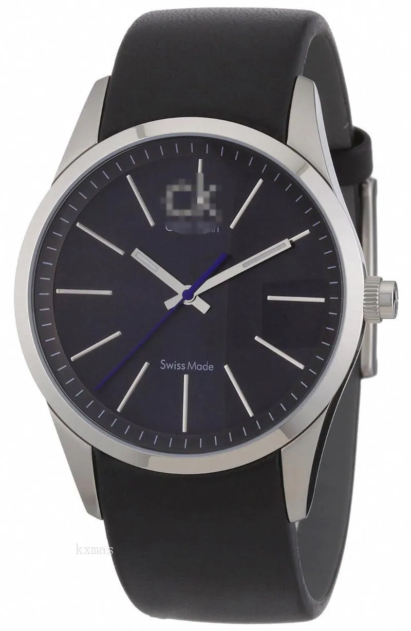 Affordable Durable Leather 22 mm Watch Band K2241161_K0004196
