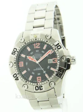 Affordable Good Looking Stainless Steel 20 mm Watch Band CA301190SSBK_K0029939