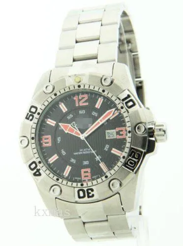Affordable Good Looking Stainless Steel 20 mm Watch Band CA301190SSBK_K0029939