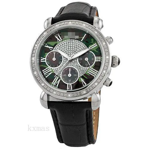 Affordable Stylish Crocodile Leather 20 mm Replacement Watch Band JB-6233L-A_K0015127