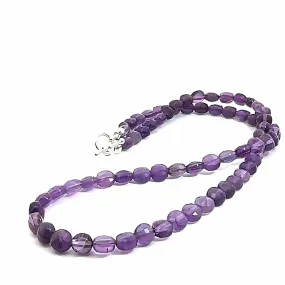 Amethyst beaded Gemstone necklace, jewelry