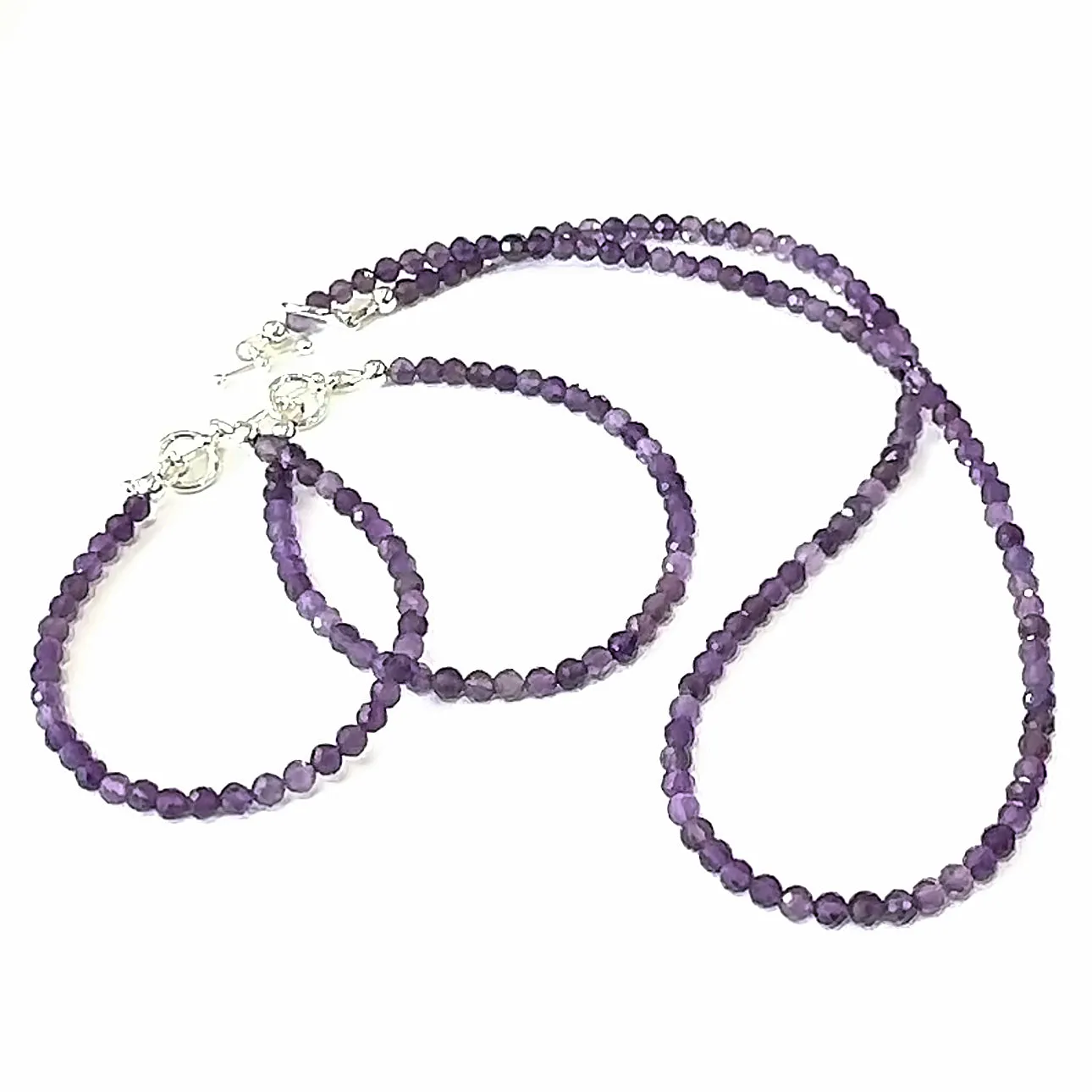 Amethyst Gemstone necklace, jewelry