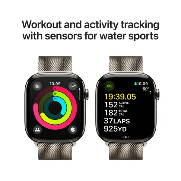 Apple Watch Series 10 42MM (GPS   Cellular) - Gold Titanium