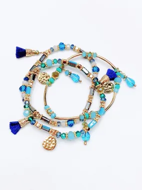 Beauty Within Blue Bracelet