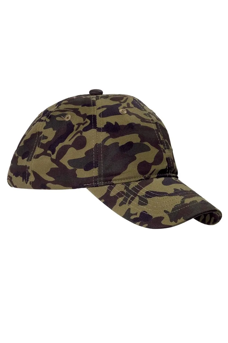 Big Accessories BX018: Unstructured Camo Cap
