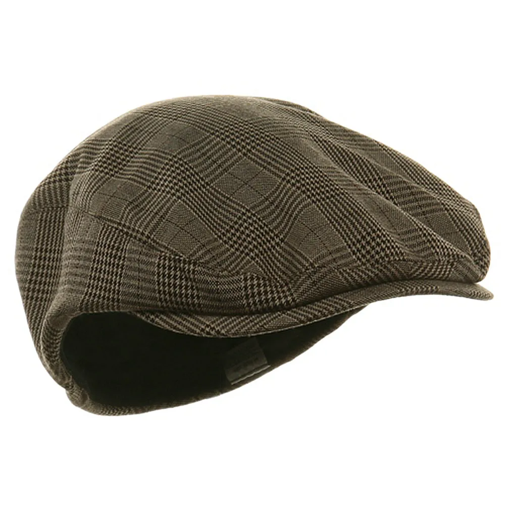 Big Size Elastic Plaid Fashion Ivy Cap
