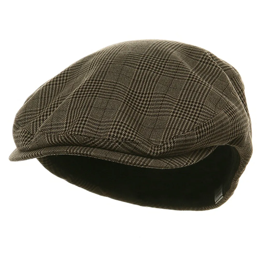 Big Size Elastic Plaid Fashion Ivy Cap