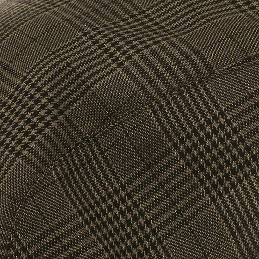 Big Size Elastic Plaid Fashion Ivy Cap