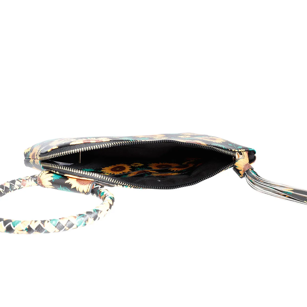 Black Sunflower Bangle Clutch