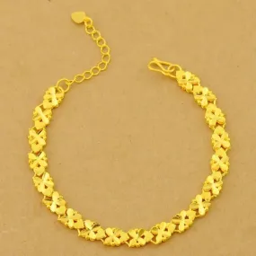 Bracelet Jewelry Brass Gold Plated Lucky Bracelet Model-04