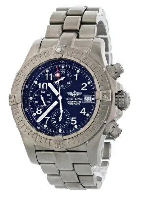 Breitling Avenger Chronograph E13360 Titanium Mens Watch