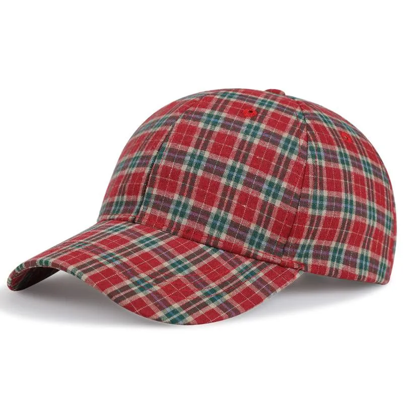 Bretagne Plaid Baseball Cap
