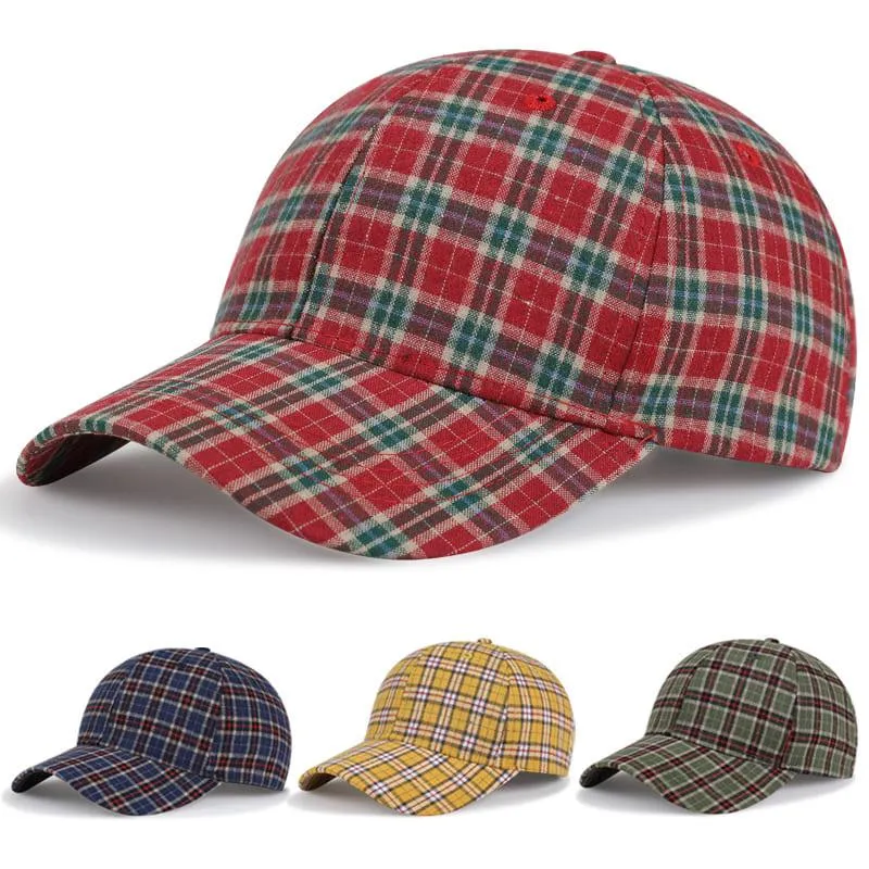 Bretagne Plaid Baseball Cap