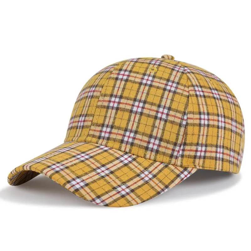 Bretagne Plaid Baseball Cap