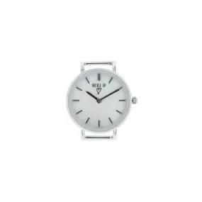 Buckle Up Silver Time Piece