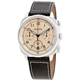 Bulova Chronograph Beige Dial Men's Watch 96B231