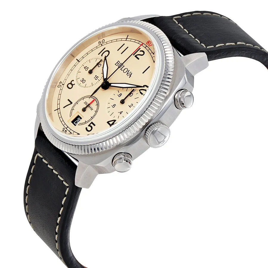 Bulova Chronograph Beige Dial Men's Watch 96B231