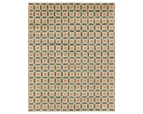 Cera CRA02 Sand/Green Rug