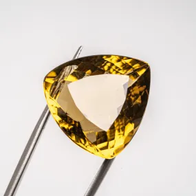 Citrine Trillion Cut Gemstone (27ct)