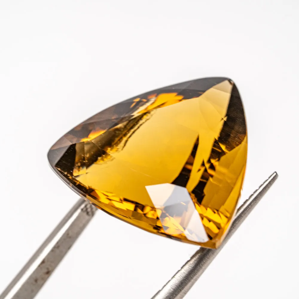 Citrine Trillion Cut Gemstone (36.5ct)