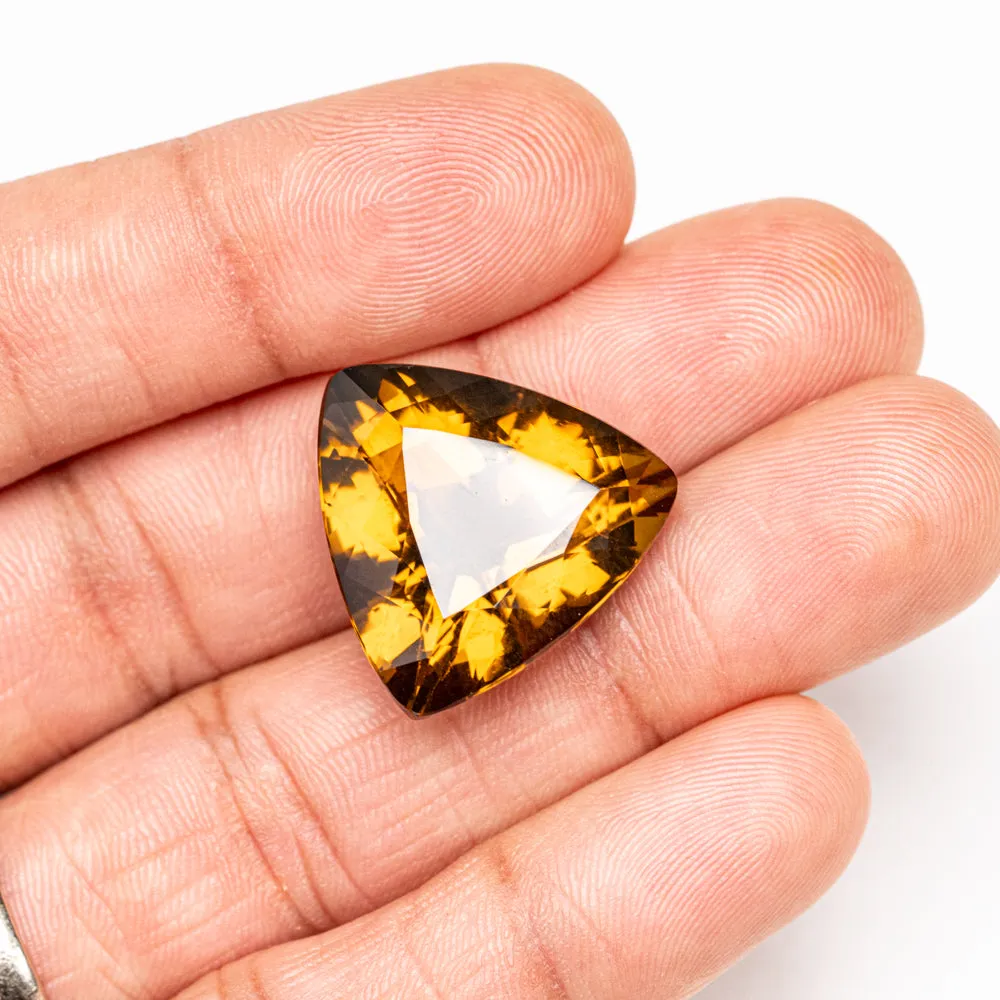 Citrine Trillion Cut Gemstone (36.5ct)