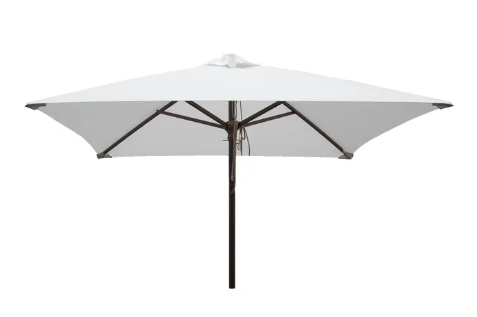 Classic Wood 6.5 Ft Square Patio Umbrella
