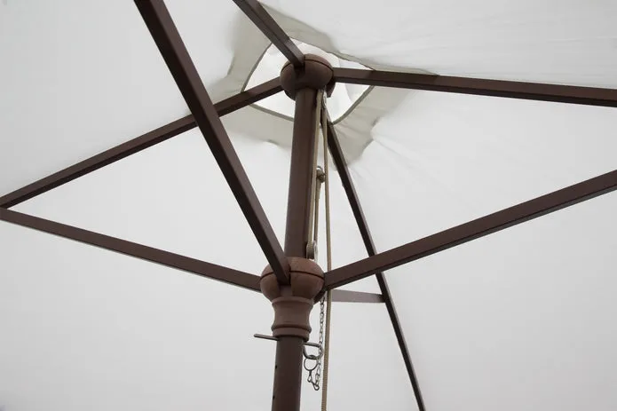 Classic Wood 6.5 Ft Square Patio Umbrella