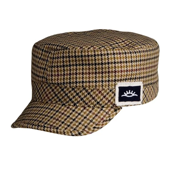 Conner Poly Cotton Military Tweed Cap