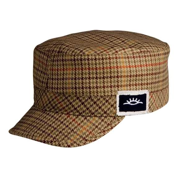 Conner Poly Cotton Military Tweed Cap