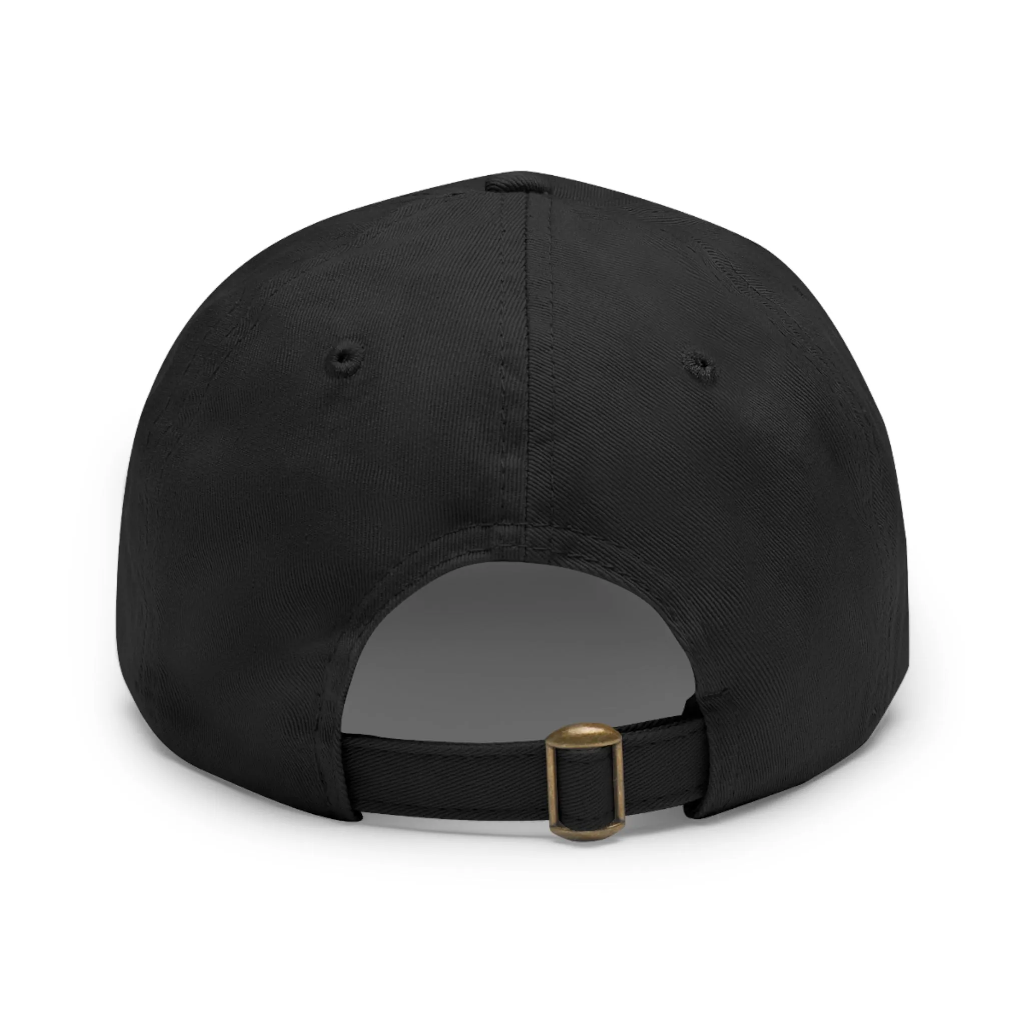 Dad Hat with Sober Visionz Leather Patch (Rectangle)