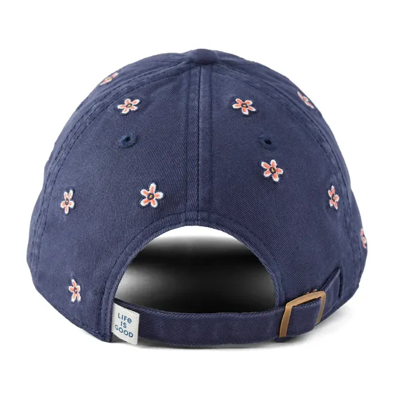 Daisy Ditsy Pattern Chill Cap - Darkest Blue