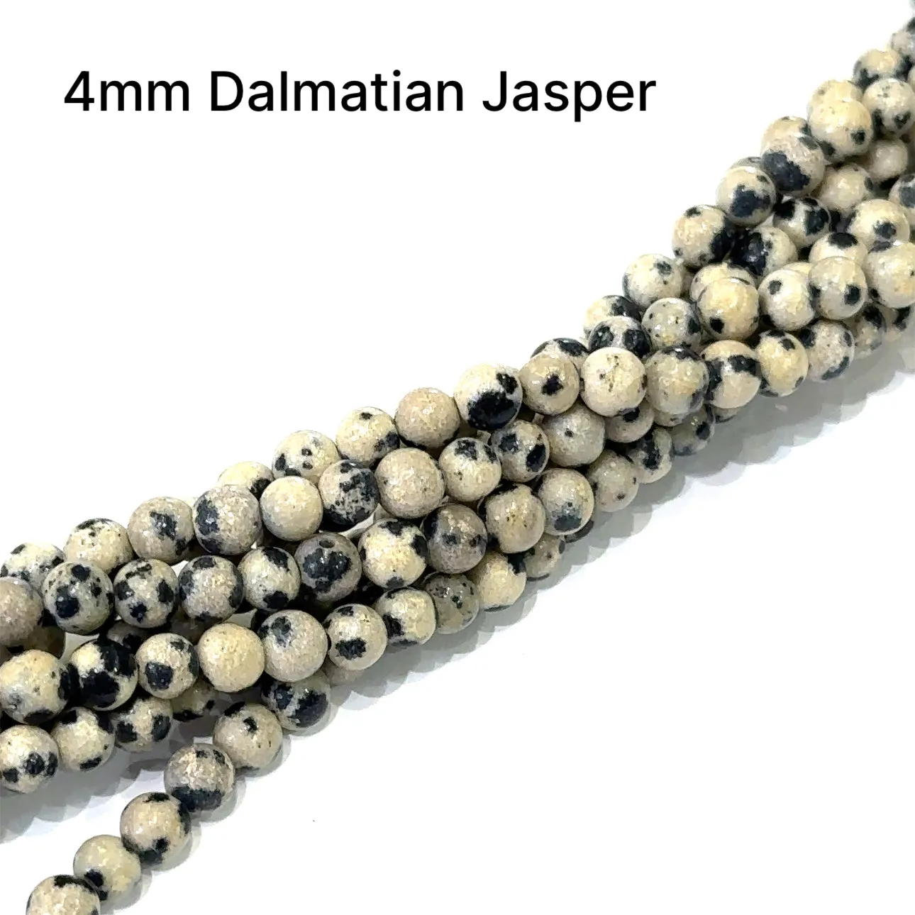 Dalmatian Jasper Gemstone Strands, Jewelry supplies