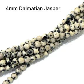 Dalmatian Jasper Gemstone Strands, Jewelry supplies