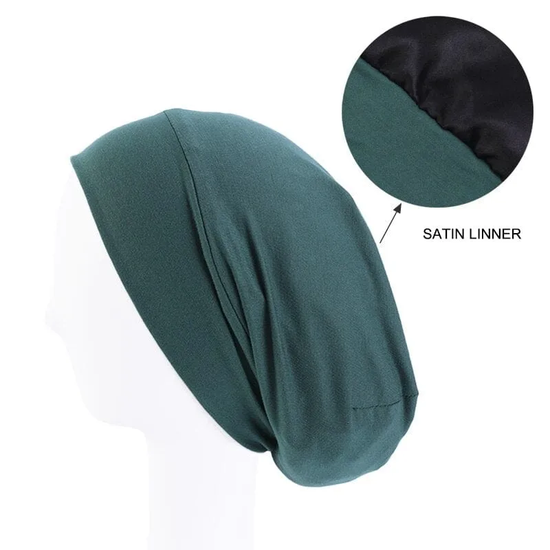 Double Layer Cotton Chemo Beanie