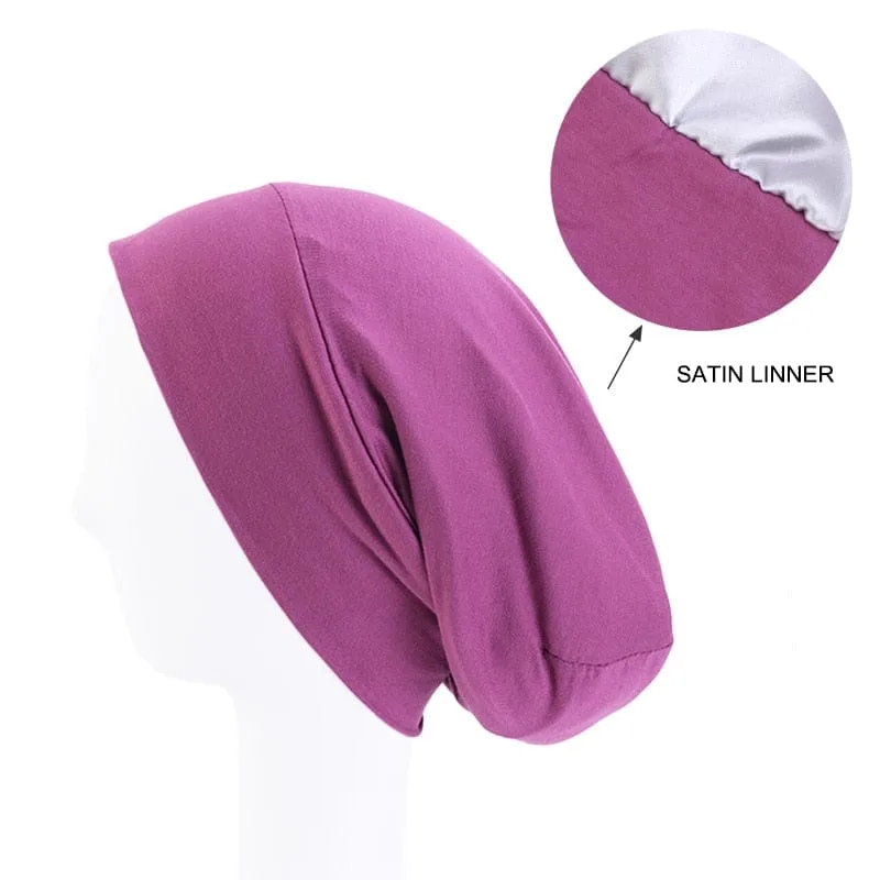 Double Layer Cotton Chemo Beanie