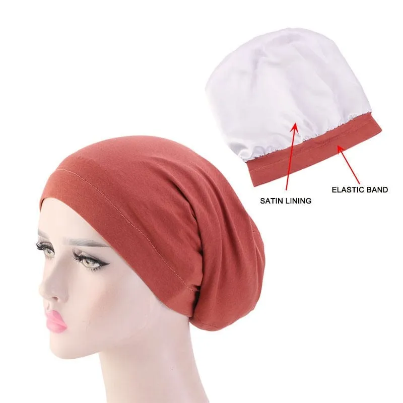 Double Layer Cotton Chemo Beanie