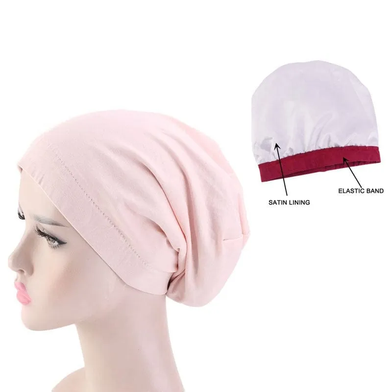 Double Layer Cotton Chemo Beanie