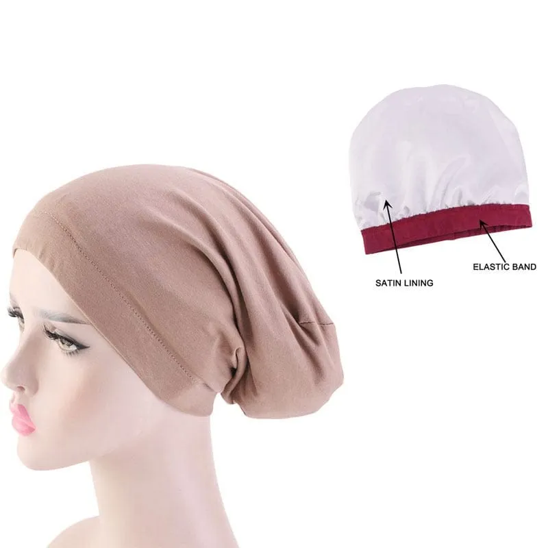 Double Layer Cotton Chemo Beanie