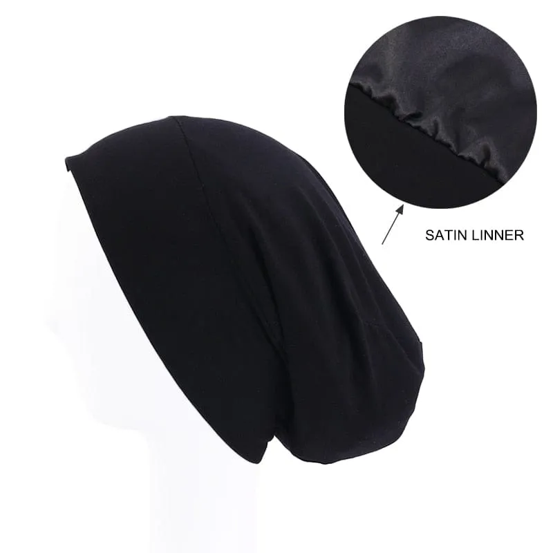 Double Layer Cotton Chemo Beanie