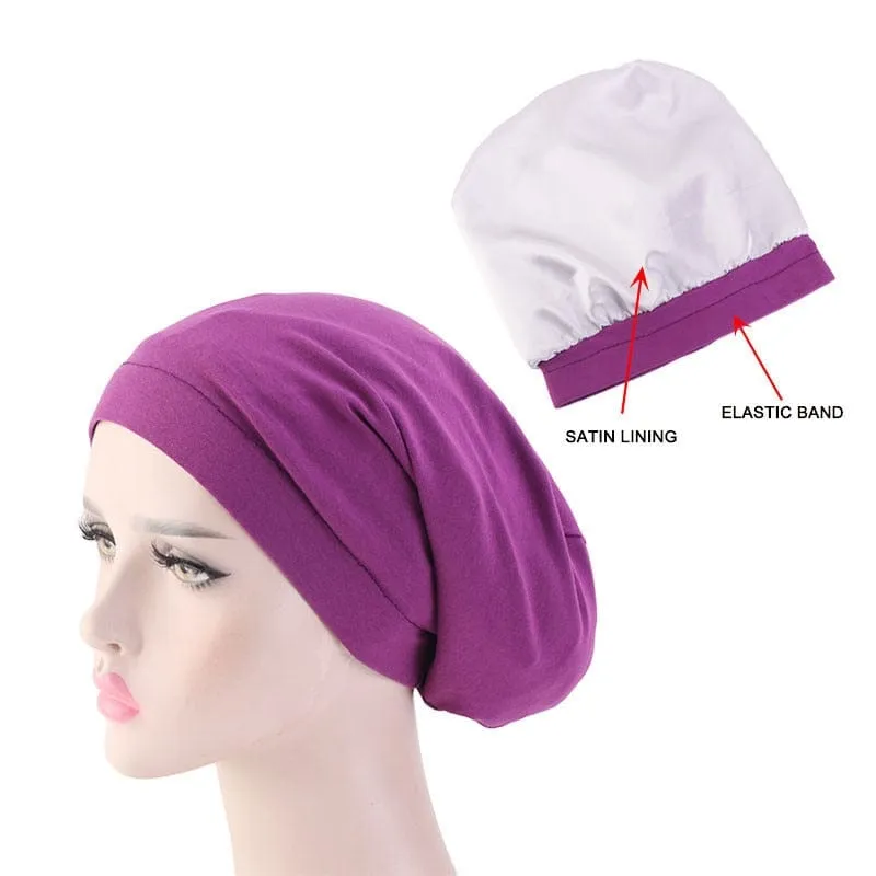 Double Layer Cotton Chemo Beanie