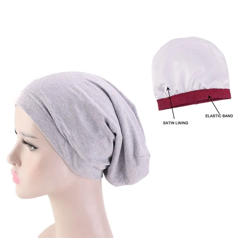 Double Layer Cotton Chemo Beanie