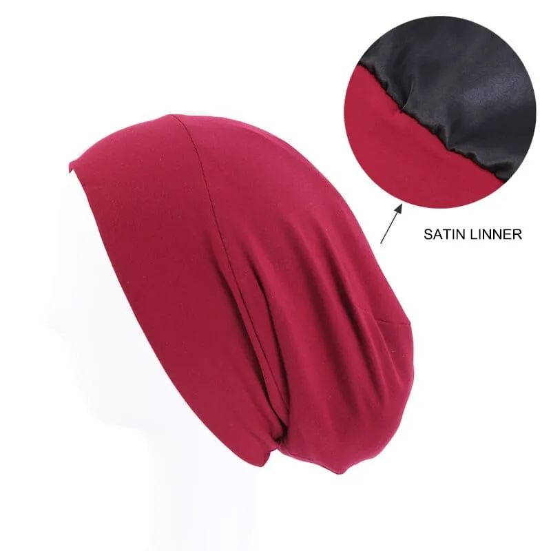 Double Layer Cotton Chemo Beanie